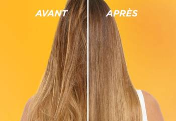 4291 GAR FRUCTIS HAIRFOOD BRANDPAGE Content Block BEFOREAFTER 61 AUG23 650x450