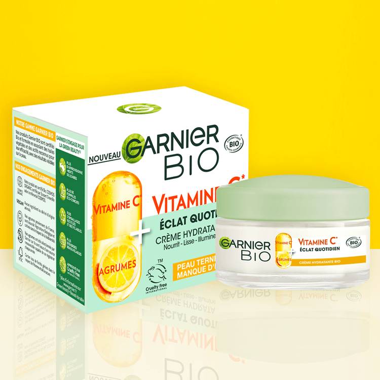 Crème Hydratante Bio Vitamine C éclat Quotidien