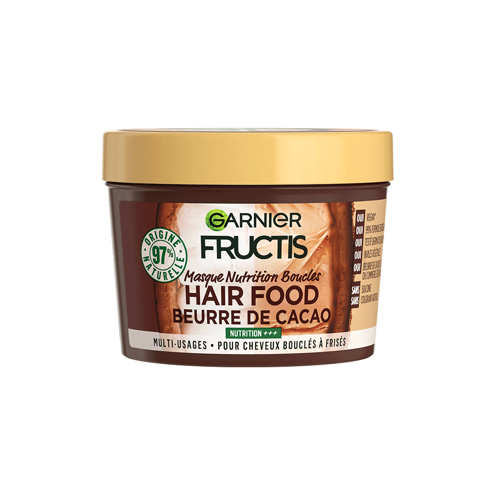 Fructis hair food™ masque multi-usages au beurre de cacao - garnier